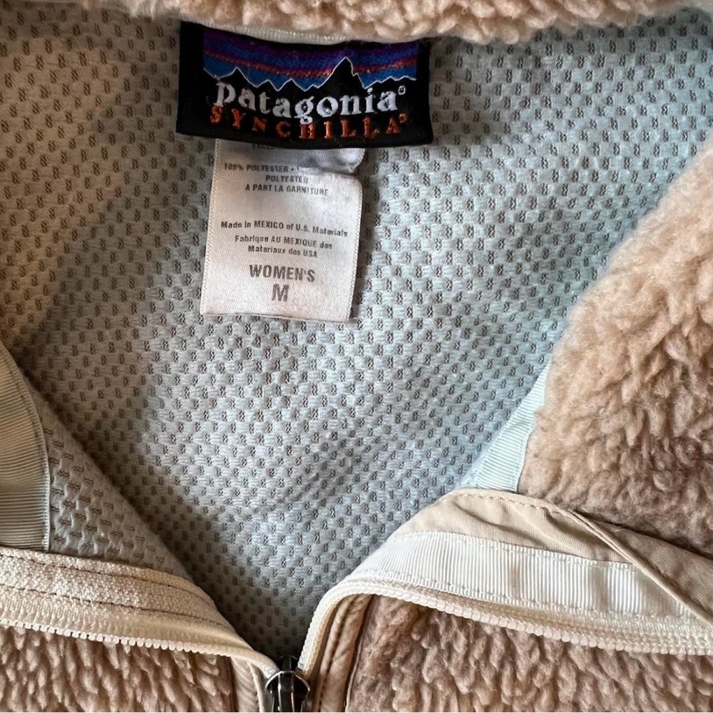 Tan Fleece Zip-Up Jacket - Picture 4 of 4
